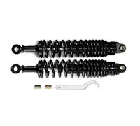 Hegeiisy 350mm 13.78 Pulgada 8mm Primavera Amortiguador de Aire Universal Para Motocicleta Suspensión trasera ATV Quad Scooter Dirt Bike Para YZF-R1 R6 125 XC EXC XCF Noire