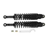 Hegeiisy 380mm 14.96 Pulgada 8mm Primavera Amortiguador de Aire Universal Para Motocicleta Suspensión trasera ATV Quad Scooter Dirt Bike Para YZF-R1 R6 125 XC EXC XCF Noire