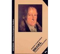 Hegel: Filosofia Y Modernidad (montesinos)