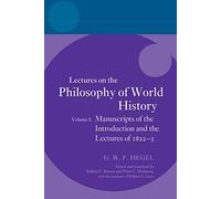 Hegel: Manuscripts of the Introduction and the Lectures of 1822-1823