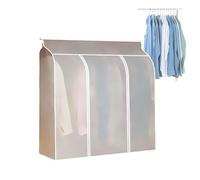HEGGMKK Funda Antipolvo 3D para Ropa, Larga: 30/60/ 80/100, Alta: 90/120, Organizador De Abrigos Transparente para Trajes, Vestidos, Abrigos De Invierno,100×120×50cm