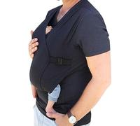HEGZA Kangaroo Care Dad T-Shirt Short Sleeve Baby Wrap Carrier, Uomo Marsupio Soothe V Collo Manica Corta Canguro Maglietta,Azul,XXL