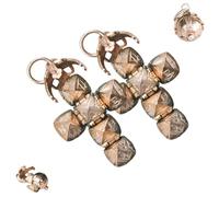 Hehimin Mini colgante de esfera transformadora masónica, diseño transformador, un símbolo portátil de legado fraternal, collar vintage de mini bola masónica, /, Metal, No es una piedra preciosa