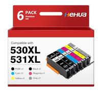 Hehua 963XL Cartuchos de Tinta Multipack Compatible para HP 963XL para HP Officejet Pro 9010 Cartuchos 9010e 9012 9013 9014 9015 9016 9020 Cartuchos de Impresora Compatible para HP 963 XL Paquete de 4