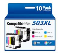 hehua Cartuchos Compatible para Epson 503XL Tinta Cartuchos de Impresora