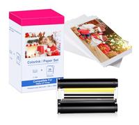 Hehua Compatible con KP-36IN Papel y Tinta, 1 Cartuchos y 36 Papel Fotográfico (100 x 148mm), Sustitución de Canon Selphy CP1500 CP1300 CP1200 CP1000 CP910 CP820 CP1000