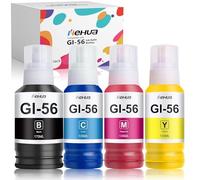 hehua GI-56 GI56 Cartucho de Tinta Compatible pour Canon GI-56 GI56 (4 Pack