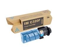 hehua IM C320F Cartuchos de tóner compatibles con Ricoh IMC320F 842726 842727 842728 842729 Cartucho de tóner para Ricoh IM C320F MC320FW PC375 Toner Cian IM C320F 10.000 páginas 1 cian