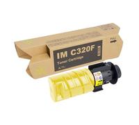 hehua IM C320F Cartuchos de tóner compatibles con Ricoh IMC320F 842726 842727 842728 842729 cartucho de tóner para Ricoh IM C320F MC320FW PC375 tóner amarillo IM C320F 10.000 páginas 1 amarillo
