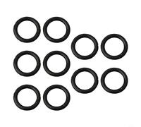 HEIBTENY 10 juntas tóricas de freno hidráulico para MT4 MT5 para MT6 MT7 MT8 Carbon Sport, sellos de goma para manguera de banjo, piezas de repuesto negras para fugas y para