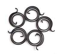 HEIBTENY 10 unidades de resortes para tirador de puerta, bobina con 2,5 vueltas, pomo de puerta, muelle, repuesto de resorte de torsión, reparación para casa, hotel, restaurante, picaporte