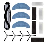 HEIBTENY 11 piezas de repuesto Accesorios para Venga para VG rvc 3000 y para VG rvc 3000 BS Robot Aspiradora Kit de repuesto 3 filtros + 4 cepillos laterales + 3 toallitas + 1 cepillo principal