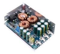 HEIBTENY 1500 W DC-DC Boost Converter Fuente de alimentación de corriente de voltaje ajustable, módulo 10.5 V-60V Entrada 15V-70V Salida 30A Max con ventilador de refrigeración inteligente, para