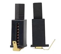 HEIBTENY 2 escobillas de carbón 2609120199/, para Bosch GSS 140 A, GSS 23 AE, GSS 160-1 A y GEX 125-1 AE Sander Piezas de repuesto negro/accesorios de plástico