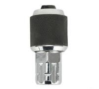 HEIBTENY 2 unids llave de sujeción de grifo M6-M12 adaptador de llave de grifo de sujeción ajustable con agujero interior de 3/8 pulgadas para mango M19 Metal cromado juego de herramientas de mano