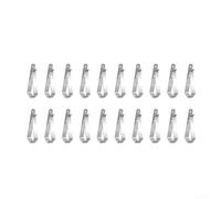 HEIBTENY 20 clips de control remoto de acero inoxidable para LiftMaster para artesano para abridor de garaje CHAMBERLAIN 892LT 893MAX soporte para visera solar organizador de coche (A)