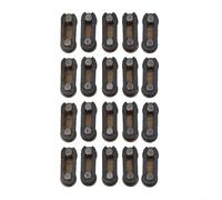 HEIBTENY 20 piezas de eslabones de cadena de bicicleta de 1/2 x 1/8 pulgadas de acero conector rápido para una sola velocidad para Cruiser para Low Rider Fixie piezas de reparación negro