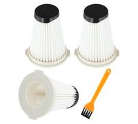 HEIBTENY 3 filtros de aspiradora para Einhell TE-SV 18 Li, reutilizables, lavables, paquete de repuesto con herramienta de cepillo, accesorios para sistema de limpieza de aire para el hogar