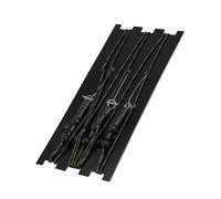 HEIBTENY 3 unidades de líderes de carpa Heli Kable listos atados para giros híbridos de control de calidad, clips de seguridad verdes con giro integral para lugares de enganche de malezas, aparejos de