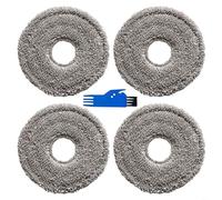 HEIBTENY 5 almohadillas de fregona y cepillos de limpieza para L10S Pro Gen 2 L10S para Ultra para L30 L40 para X30 para X40 para X50 Series y para Xiaomi Robot Aspiradoras de microfibra lavable