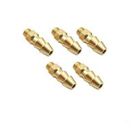 HEIBTENY 5 unids Latón Agua Refrigeración Grifo para M3 M5 Rosca Boquilla de Pezón de Agua 13mm 15mm Longitud para RC Barco Marino Yate Watercraft Sistema de refrigeración Partes()