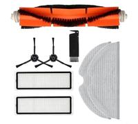 HEIBTENY 8 piezas de repuesto accesorios para aspiradora robot Mova L600 juego de repuesto 2 filtros + 2 cepillos laterales + 2 toallitas + 1 cepillo principal + 1 cepillo de limpieza