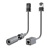 HEIBTENY Adaptador de cable de extensión RJ45 para Starlink para GEN3 V3, conector hembra Ethernet de alta velocidad de 30 cm con diseño a tierra impermeable IP68 para una conexión de red estable
