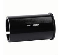 HEIBTENY Adaptador reductor de manga de tubo de cuña para sillín de bicicleta, convertidor de aleación de aluminio para tija de sillín de 272 mm a 316 mm, diámetro de marco a juego negro (27,2 a 33,9)
