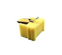 HEIBTENY Aguja de repuesto para cartucho giratorio Shure N91E N91-ED M91 ED M92 N93E, ABS, amarillo, ajuste preciso y sonido claro