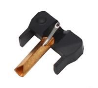 HEIBTENY Aguja elíptica de diamante para cartucho giratorio Shure M75/M75ED/M75-6s/N75 Tipo 2 Aguja de repuesto 3X2x1cm