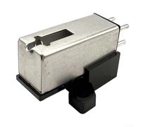 HEIBTENY AT3600L Soporte de cartucho magnético móvil para reproductor de discos de vinilo LP, soporte de base de lápiz capacitivo de metal y plástico con canal estéreo, pieza de repuesto compacta de
