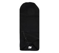 HEIBTENY Barco acrílico para cubierta para protección solar y anticolisión, funda elástica de bola de parachoques marino con cordón, funda protectora negra para balsa de canoa (para 21 x 68 cm)