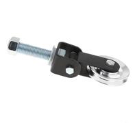HEIBTENY Bloque de polea de fitness silencioso de nailon y aleación de aluminio, rueda fija para gimnasio en casa, máquina de volar, 58 cm, accesorio de levantamiento de pesas negro (polea de nailon)
