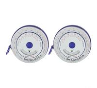 HEIBTENY BMI - Cinta métrica retráctil con índice de masa corporal, 150 cm, regla de plástico para dieta, seguimiento de pérdida de peso, cintura, cadera, pecho, brazo, muslo, pantorrilla, medición