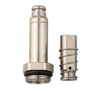 HEIBTENY Bobina de válvula solenoide para regulador, cabezal guía de válvula reductora de presión de rosca de 8 mm con posición de llave de 13 mm, accesorio de herramienta de aire de metal para