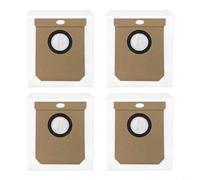 HEIBTENY Bolsas para aspiradora Cecotec para Conga 2299 2499 7490 Partes de aspiradora bolsas para aspiradora 6,29 x 4,33 x 4,92 pulgadas, color blanco (4 unidades)