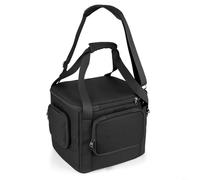 HEIBTENY Bolso de hombro compatible con Jackery Explorer 1000 v2 estación de energía portátil y accesorios, tela Oxford de gran capacidad, bolsa de almacenamiento negra, 33 x 23 x 25 cm