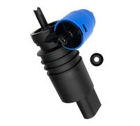 HEIBTENY Bomba de limpiaparabrisas para Jeep para Dodge para Chrysler 1J6955651, ABS de repuesto negro con junta de sellado de goma