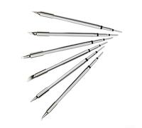 HEIBTENY C245 Punta de soldador de cobre para estación de soldadura JBC C245-032/C245-749/C245-789/C245-803/C245-907/C245-939 Reemplazo para punta recta plata (C245-032)