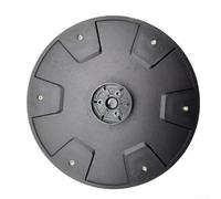 HEIBTENY Cabezal de corte de disco de cuchilla de repuesto para Sileno Life para cortacésped robótico, cortador de césped automático, negro, 197 x 25,5 mm, cabezal de corte de acero