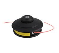 HEIBTENY Cabezal de corte semiautomático de bobina de línea para cepillo multifunción FX-MT152 M10 X 125 hilo de nailon Bump Feed Trimmer Head con ganchos para césped de jardín