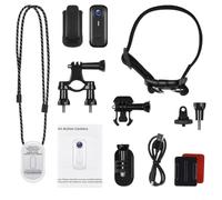 HEIBTENY Cámara de acción de pulgar 1080P, cámara de vlogging portátil, grabadora de video POV, detección de movimiento, cordón magnético, carga tipo C, batería de 650 mAh para mascotas, viajes