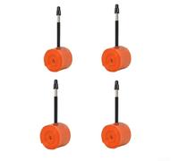 HEIBTENY Cámara de Aire para Bicicleta de 700 C, 28 Pulgadas de TPU para Bicicleta de Carretera, FV45/FV65/FV85, tamaños 23C, 25C, 26C, 28C, 30C, 32C (4 Unidades FV 60)