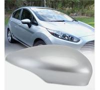 HEIBTENY Carcasa de espejo retrovisor para Ford Fiesta MK7 2008 - 2017, puerta izquierda plateada, dar a tu coche un sentido de la moda (derecho)
