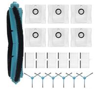 HEIBTENY Cepillo Principal Cepillo Lateral Filtro Bolsa De Polvo Set Accesorios Para Cecotec Para Conga 9590 9990 10090 Robot Aspiradora Piezas de Repuesto Limpieza Eficiente Fácil Reemplazo