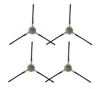 HEIBTENY Cepillos laterales, para Lefant M213/M213S/M330 Pro/M310 Ultra/M2 Pro/M3 Gen2/Max y para okp Life K2/K3/K4/K5 piezas de repuesto para aspiradora robot, con cerdas de nailon, (4 piezas)
