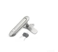 HEIBTENY Cerradura de gabinete de acero inoxidable 304 para cajas eléctricas y puertas mecánicas, mecanismo de bloqueo de puerta plateado resistente con componentes reforzados para una seguridad