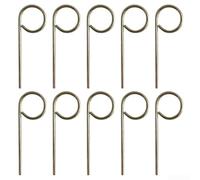 HEIBTENY Cerradura de puerta interior con llave para dormitorio, baño, construcción de hierro, acabado dorado, para mecanismo de cerrojo de estilo americano, fácil de instalar, paquete de 6 (B)