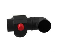 HEIBTENY Conducto de ventilación de calentador diésel de aire de 75 mm, divisor de rama en T con junta de tubo de codo L, junta de curva resistente a altas temperaturas ABS compatible con sistemas de