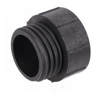 HEIBTENY Conector adaptador IBC de 2 pulgadas para rosca fina BSP a rosca gruesa S60x6, ajuste de reducción de tanque de plástico PE para almacenamiento de agua de jardín externo a interno DN60 Grove